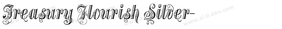 Treasury Flourish Silver字体转换